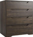 Modern 4 Drawer Dresser with Cut-Out Handles