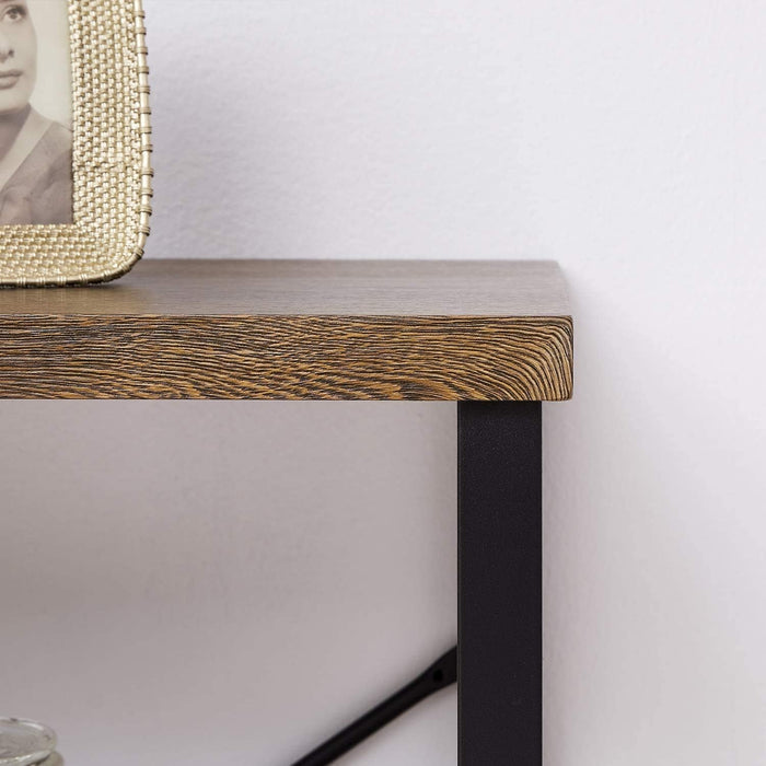 3-Tier Rustic Console Table for Entryway/Living Room