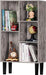 Small Rustic Grey Bookshelf with Legs