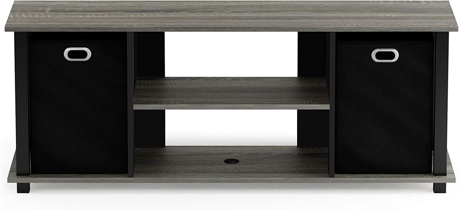 French Oak Grey Econ Entertainment Center