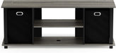 French Oak Grey Econ Entertainment Center