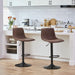 Modern Design PU Leather Barstools, Set of 4