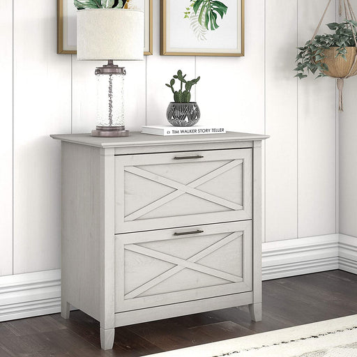 White Oak 2-Drawer File Cabinet