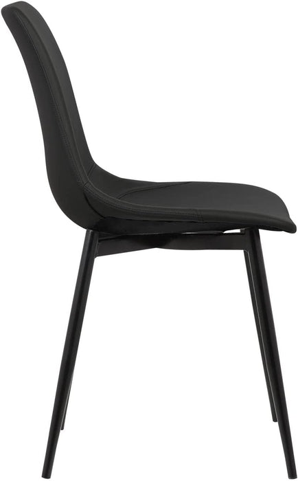 Black Monte Faux Leather Chair