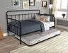 Twin Metal Daybed Frame with Trundle