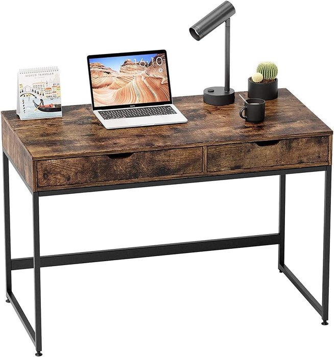 Rustic Brown Small Writing Desk