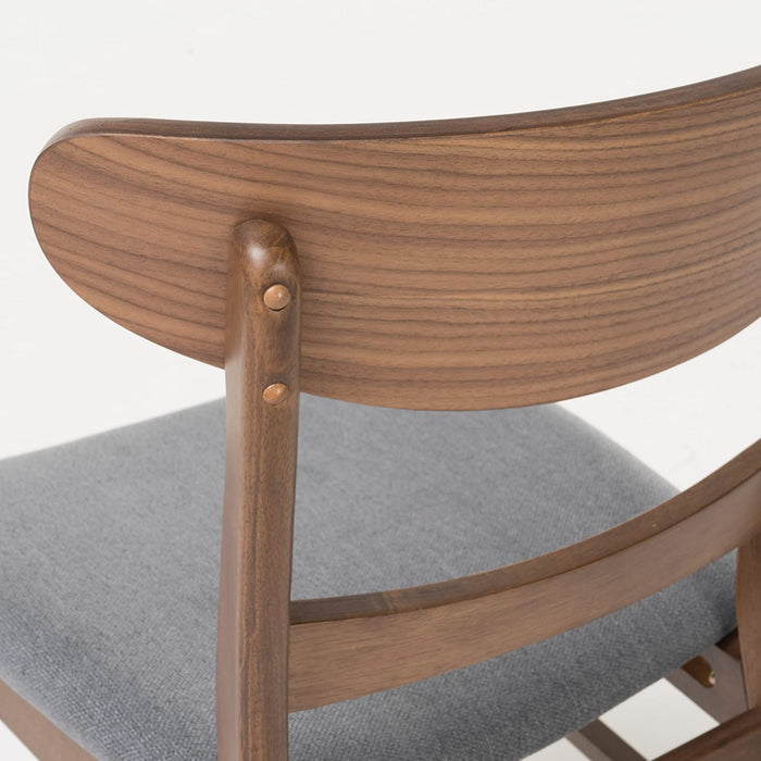 Grey Idalia Walnut Finish Chairs