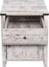 Barnwood Rustic Nightstand, White