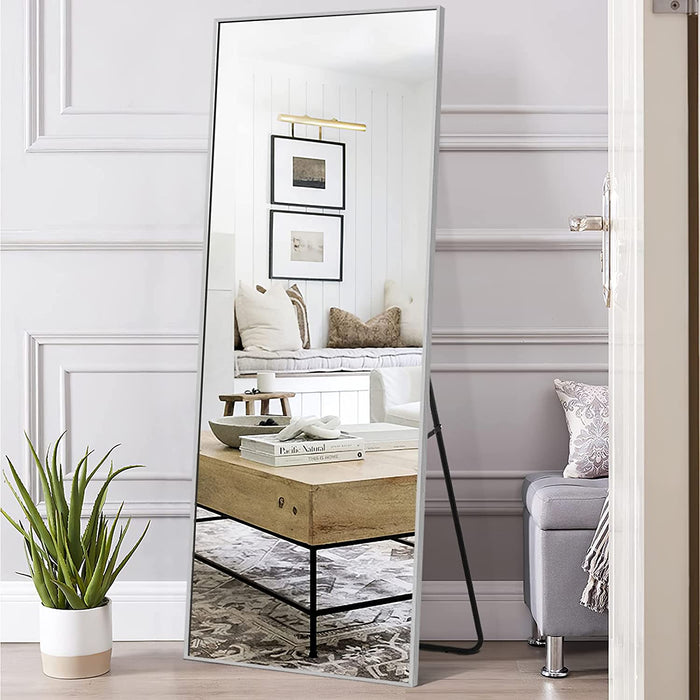 Full Length Mirror, 64″ X 21″ Aluminum Alloy Frame