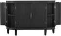 Black Wooden Console Table Sideboard