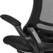 Black Mesh Swivel Office Chair with Arms