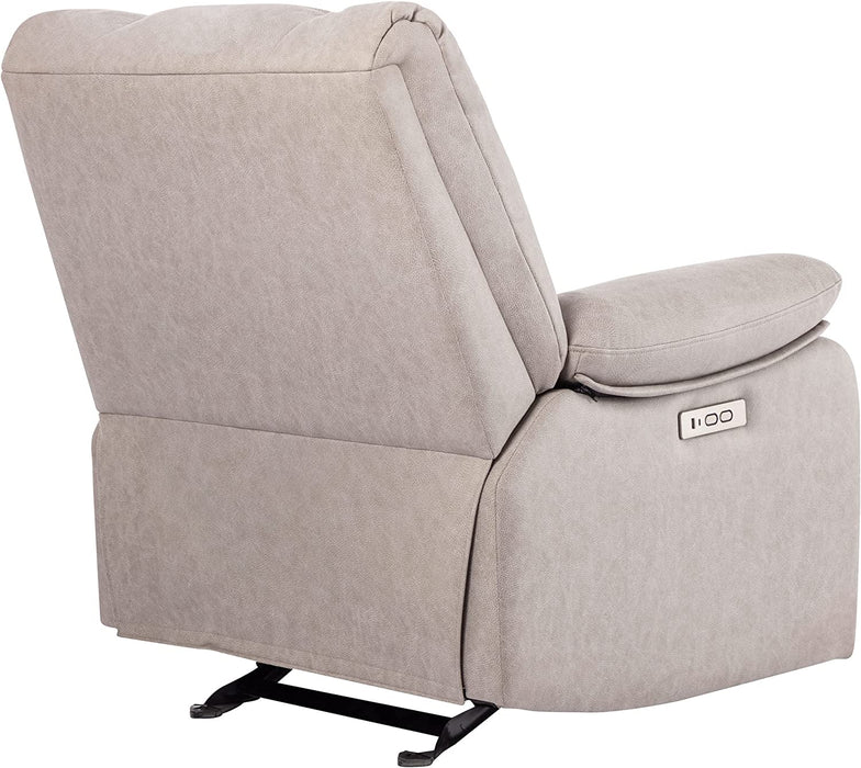 Power Recliner Chair Performance Fabric, Grey