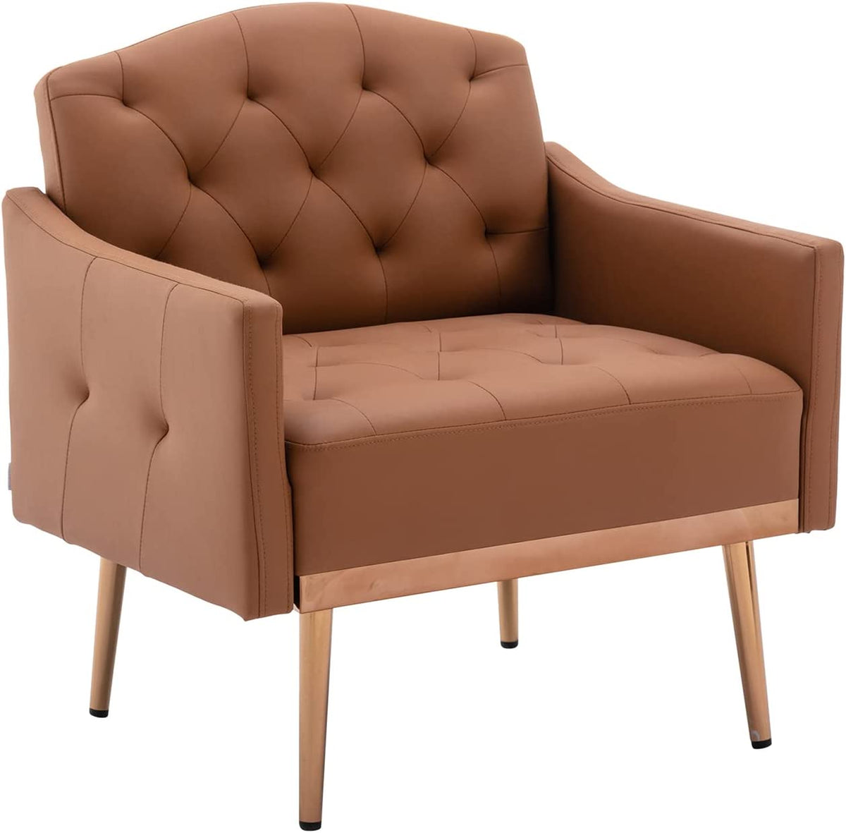 Modern Faux Leather Accent Chair With Gold Legs   A84edb3f41453890bbe3261be6ca85fb 1200x1181 