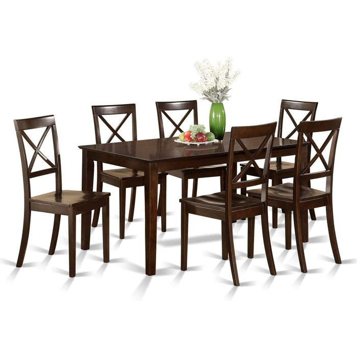 7-Piece CAP-W Dining Table Set