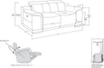 Light Grey Reversible Sectional Couch