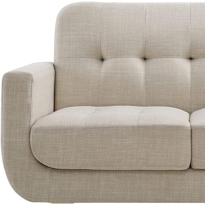 Elena Beige Accent Armchair for Living Room