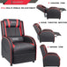 Gaming Recliner Chair PU Leather, Red