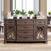 Rustic Natural Tone Server Dining Room Buffet