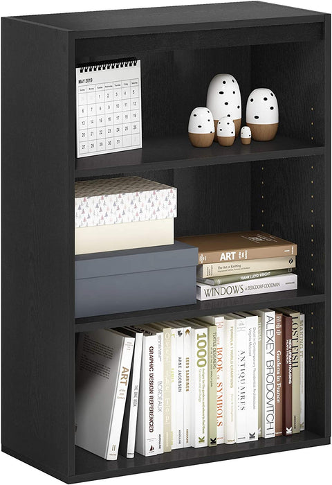 Blackwood 3-Tier Open Bookshelf