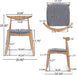 Grey/Oak Francie Dining Chairs