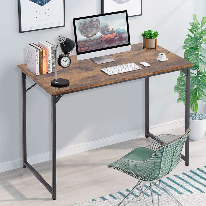 Modern Industrial Laptop Desk for Home Office