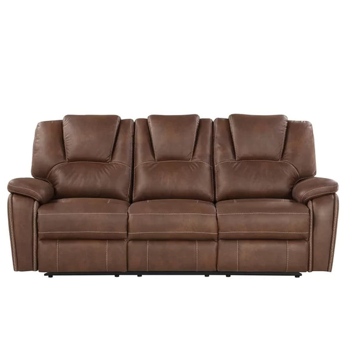 Gian 83.5'' Vegan Leather Reclining Sofa