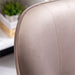 Contemporary Velvet Accent Chair in Chocolate