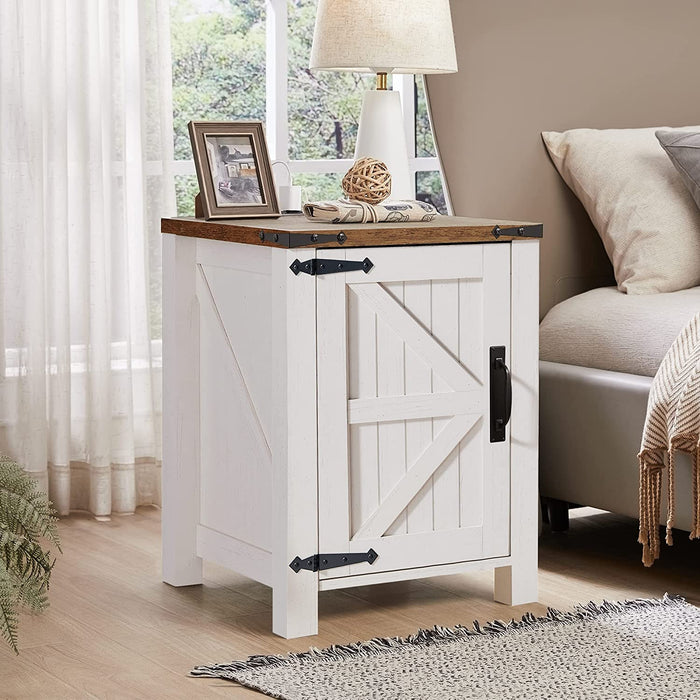 Nightstand with Charging, Antique