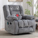 Overstuffed Massage Recliner Chair with Heat