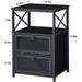 X-Design Retro Black Nightstand