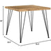 Industrial Acacia Wood Dining Table