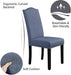 Blue Nailhead Upholstered Chairs