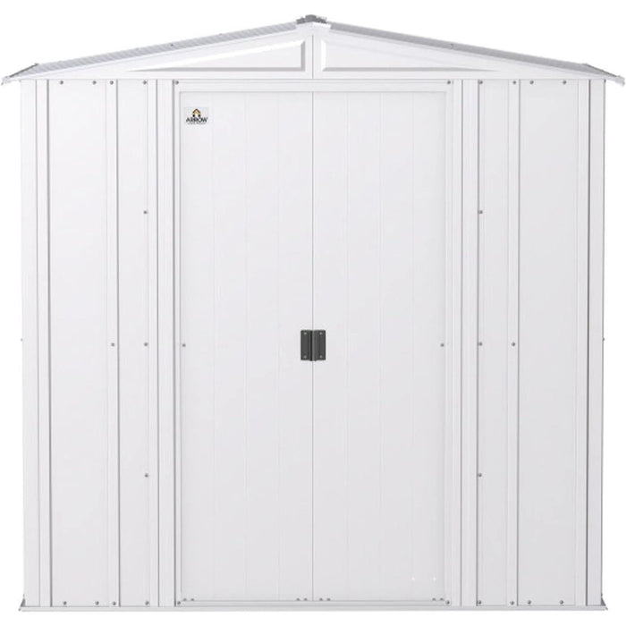 Classic Steel Storage Shed, 6X5, Flute Grey