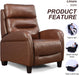 Tan Leather Automatic Lifting Recliner Chair