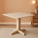 Square Dual Drop Leaf Dining Table in Unfinished Wood