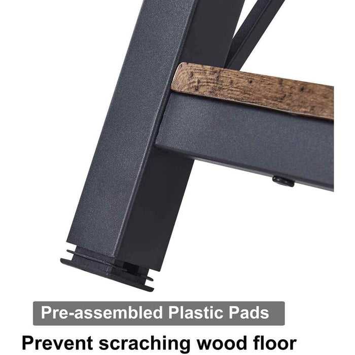 Rustic 3-Tier Sofa Console Table (47″)