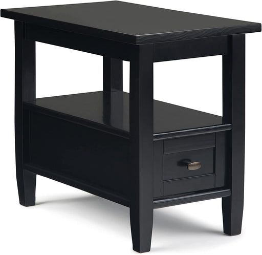 Solid Wood Narrow Side Table