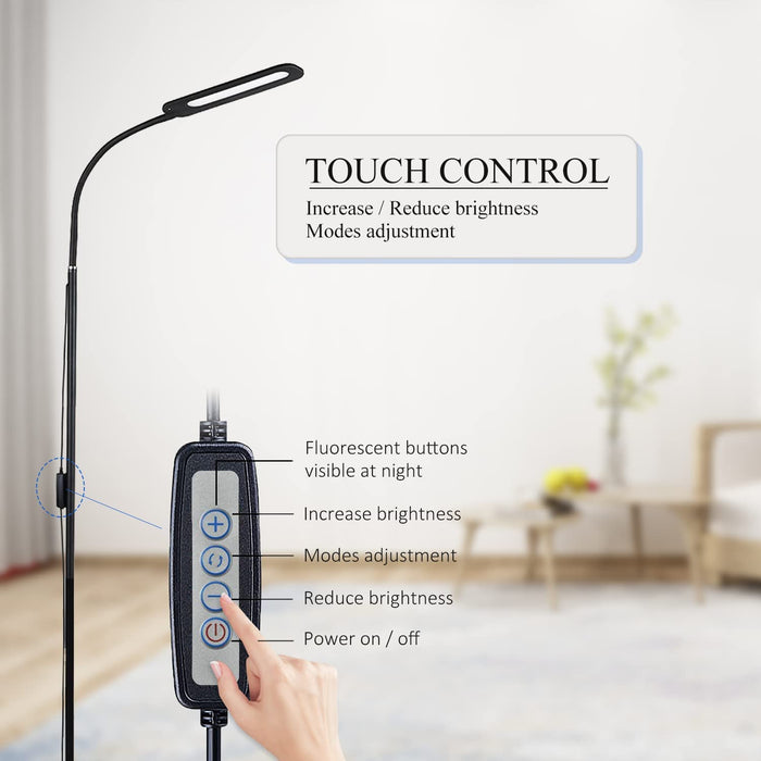 Dimmable LED Floor Lamps for Living Room