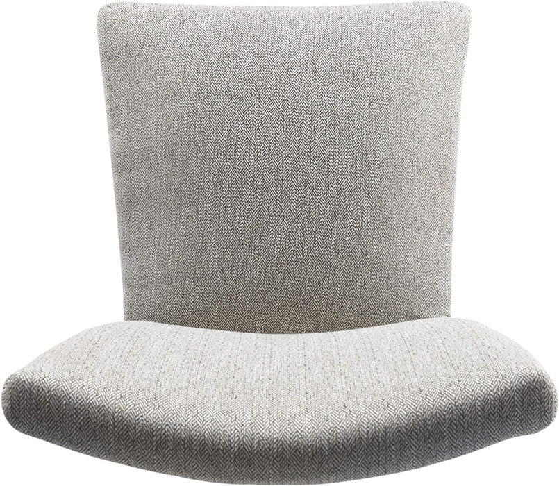 Light Grey Classic Upholstered Accent Dining Chair