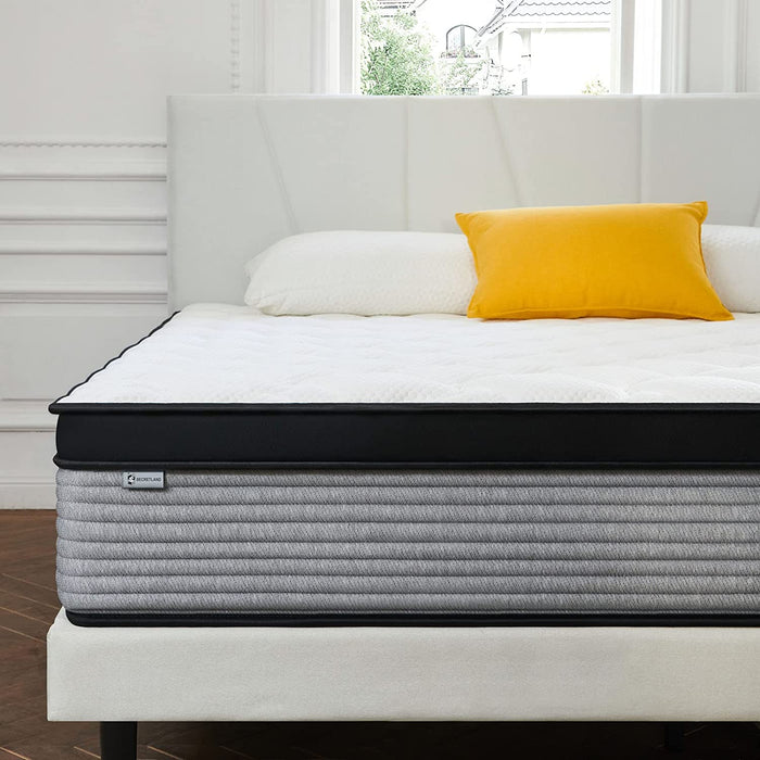 Soft 12″ Hybrid Queen Mattress with Springs