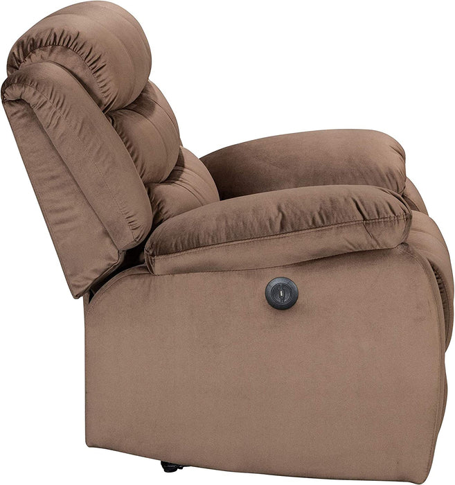 Power USB Port Electric Recliner Chair, Brown