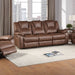 Gian 83.5'' Vegan Leather Reclining Sofa
