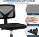 Ergonomic Mesh Chair with Adjustable Height and Wheels