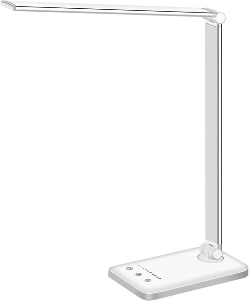 LED Desk Lamp with USB Charging Port and Auto Timer