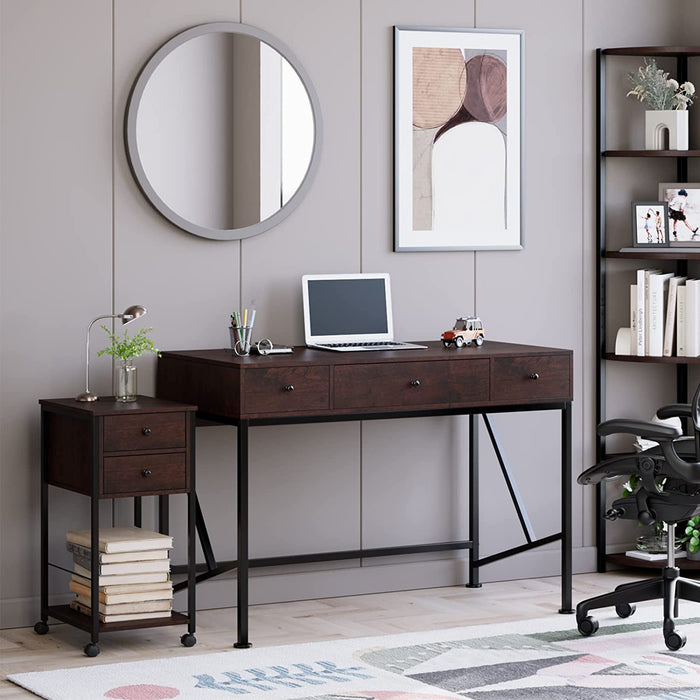 Cherry Wood Writing Desk for Home Office or Makeup