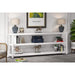 Extra Long 3-Tier TV Console with Storage