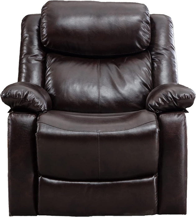 Leather Manual Recliner Chair for Living Room