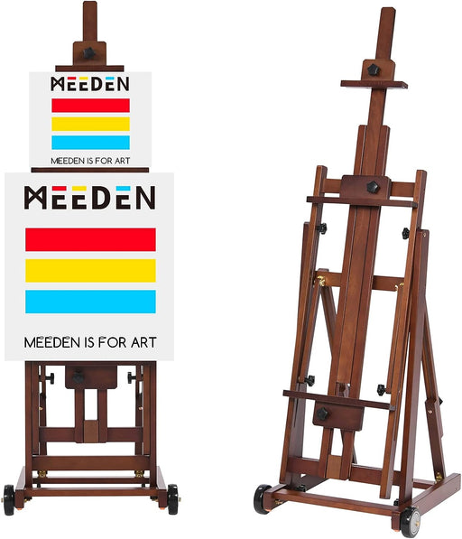MEEDEN Large Basic Studio A-Frame Floor Painting Easel Stand