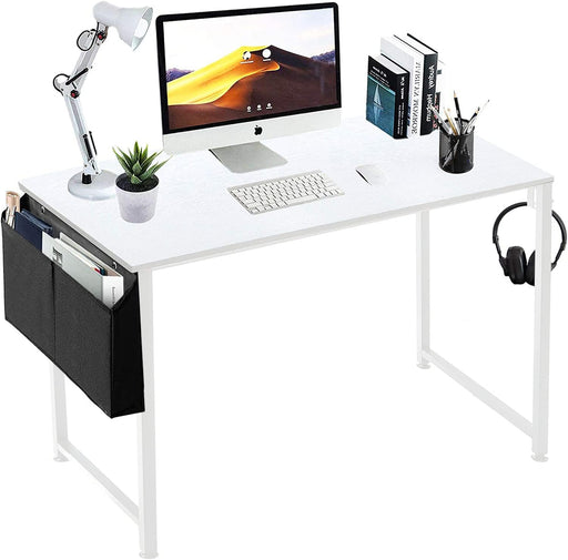 Modern White Desk for Bedroom or Office
