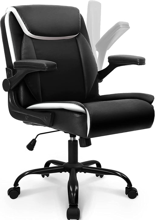 Ergonomic Black Office Chair with Swivel Wheels